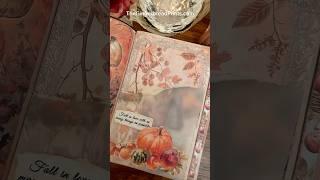 Fall in Love with as Many Things as Possible | Autumn Journal Collage Idea | Torn Paper Flap Page