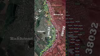 Battle of Bakhmut 2023 Timelapse [Oct 2022 to June 2023]