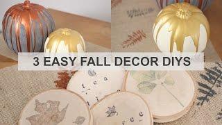 3 EASY FALL DECOR DIYS || KATIE BOOKSER