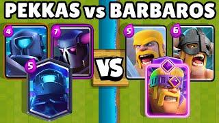 PEKKAS vs BARBAROS | OLIMPIADAS de CLASH ROYALE