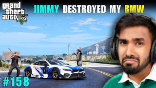 JIMMY DESTROYED MY BMW SPORTS CAR | TECHNO GAMERZ GTA 5 GAMEPLAY #158