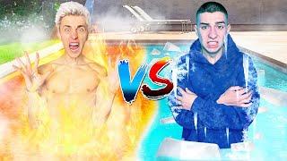 HOT vs COLD Pool Challenge !