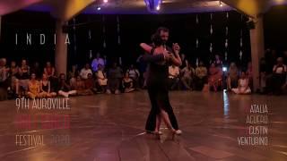 Natalia Aguero & Agustin Venturino 2-2 @ S. 9th Auroville Holi Tango Festival '20 INDIA