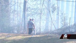 Multiple brush fires throughout the Upstate