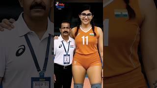 "Tallest Female Volleyball Star in USA  #TallQueen"#tallgirlfriend #volleyball #usa