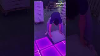 Searching for speed? Set up your LED dance floor effortlessly!  #LEDDanceFloor #Shorts #led