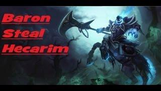 League of Legends - Hecarim nice baron steal ranked game [1080p HD]