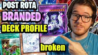 In Depth Yu-Gi-Oh Post ROTA BRANDED DESPIA Deck Profile - New Format TECHS! (broken new fusion)