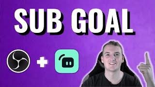 Daily Sub Goal für OBS und Streamlabs OBS erstellen I Streamelements Tutorial