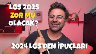 LGS 2025 Zor Mu Olacak? 2024 LGS İpuçları verdi.