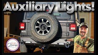 Jeep Wrangler On/Off Road Auxiliary REVERSE Lights | How To Install