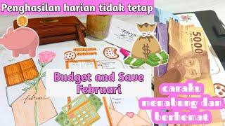 Budget and save || penghasilan harian tidak tetap || caraku menabung dan berhemat