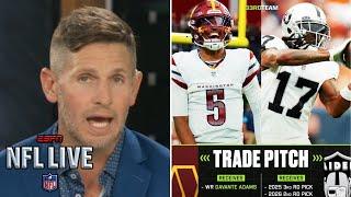 NFL LIVE | "Daniels & Adams will create a new era"- Dan O: Commanders should go all-in on Raiders WR