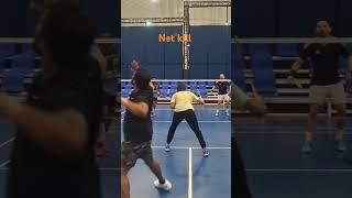 Beat net kill #badmintonlovers #badminton #badmintonworld #badmintonrally #netkill