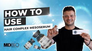 How To Use MD Plus Bio Professional Hair Care Hair Complex Meso Serum