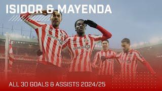 Isidor & Mayenda | All 30 Goals & Assists In Sunderland's Premier League Promotion Campaign