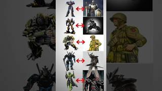 Did you know that Autobots in Age of Extinction are inspired by different types of human combatants