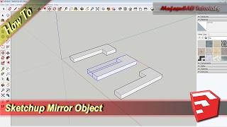 Sketchup How To Mirror Object