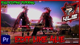 How to edit pubg lobby videos like 4lie plays for beginners + shake effects like charlie tutorial