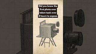 The First Photo Ever Took 8 Hours to Capture  | #shorts