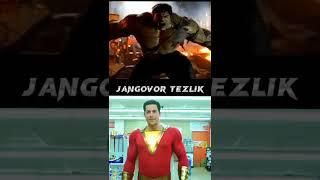 HALK vs SHAZAM KIM KUCHLI | Uzbek Tilida #marvel #dc #uzb #shorts