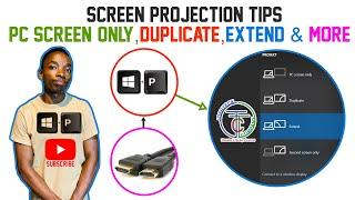 How to Project Windows 10 to TV Screen | Screen Projection Tips | Updated 2024 Guide!