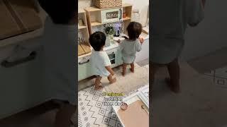 CUTEST MINI MONTESSORI BABY KITCHEN!