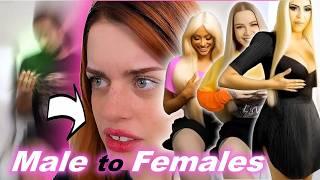 MTF Shapeshift - Male to Female Transformation to Various Women | AI EDIT #MTF #HailuoAI