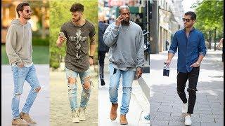 Ripped Jeans Outfit Ideas For Men/2018 Ripped Jeans Ideas