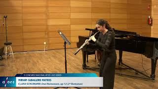 AFOES 2023: Miriam Caballero Mateos - Drei Romanzen op22 (Clara Shumann) 2ª Romanza