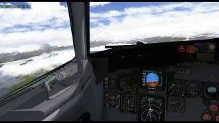 [X-Plane] IXEG B733 Cockpit approach/landing | Bergen