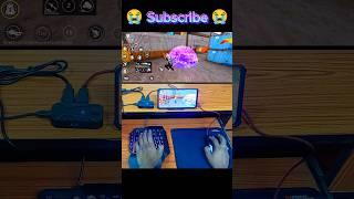 phone pc setup for free fire | ⌨️ Mix Pro plus #freefire #mixpro #moowiigaming #handcam #shorts