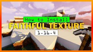 how to install faithful texture pack in minecraft (tutorial)