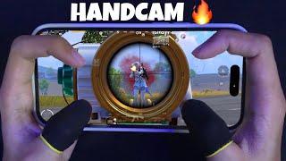 4 Finger Gyroscope + 120 FPS ?!  HANDCAM iPhone 14 Pro ️ PUBG Mobile