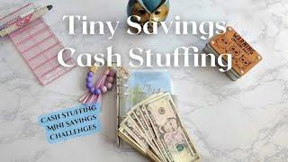 Tiny Savings Challenge Cash Stuffing | Envelope Savings Challenge | Beginner Friendly