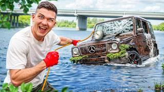 Found a MERCEDES Underwater While Magnet Fishing!