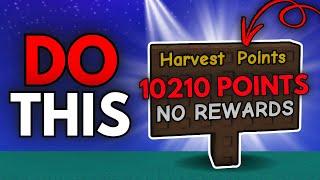 NEW FASTEST WAY to FARM HARVEST POINTS! (Grow a Garden)