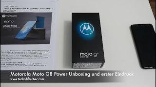 Motorola Moto G8 Power Unboxing und erster Eindruck