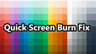 Screen Burn Fix stuck pixel any oled and amoled screen