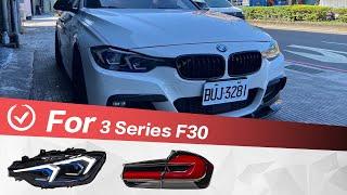 AKD headlihts facelift for BMW 3 Series F30 Upfrade Lighthouse Replacement G30 LCI Style