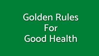 Golden Rules For Good Health | TeachMeYT