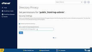 How to Lock a Particular Directory from cPanel | YottaSrc