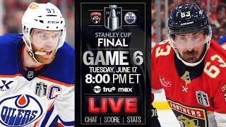 2025 Stanley Cup Final Scoreboard - Game 6: Edmonton Oilers vs. Florida Panthers