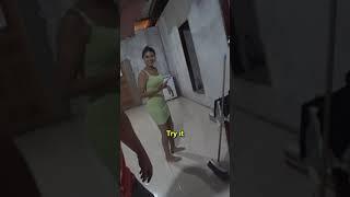 Brazilian girl shows me how to dance 