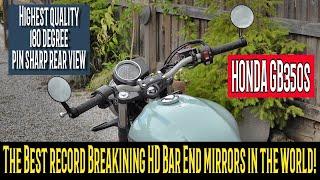  Honda GB350s Fitting the BEST bar end mirrors in the WORLD The GRANDE TOURISMO HD!