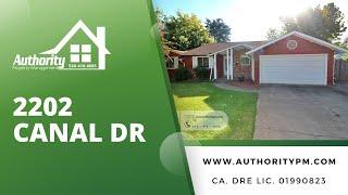 2202 Canal Dr Offered By Authority Property Management, Redding, CA