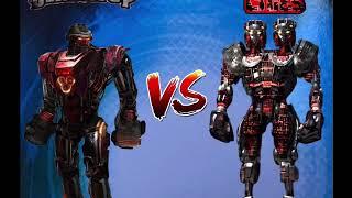 Real Steel tournament: BlackTop the bot out of hell VS Twin Cities the two headed tower of power