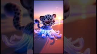 jellyfish 🪼 and cat mix hybrid animals fusion #shortvideo#youtubeshorts #shorts