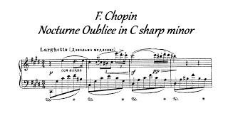 F. Chopin - Nocturne Oubliée in C sharp minor