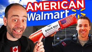 Canadians Explore American WALMART...Everything's Bigger!